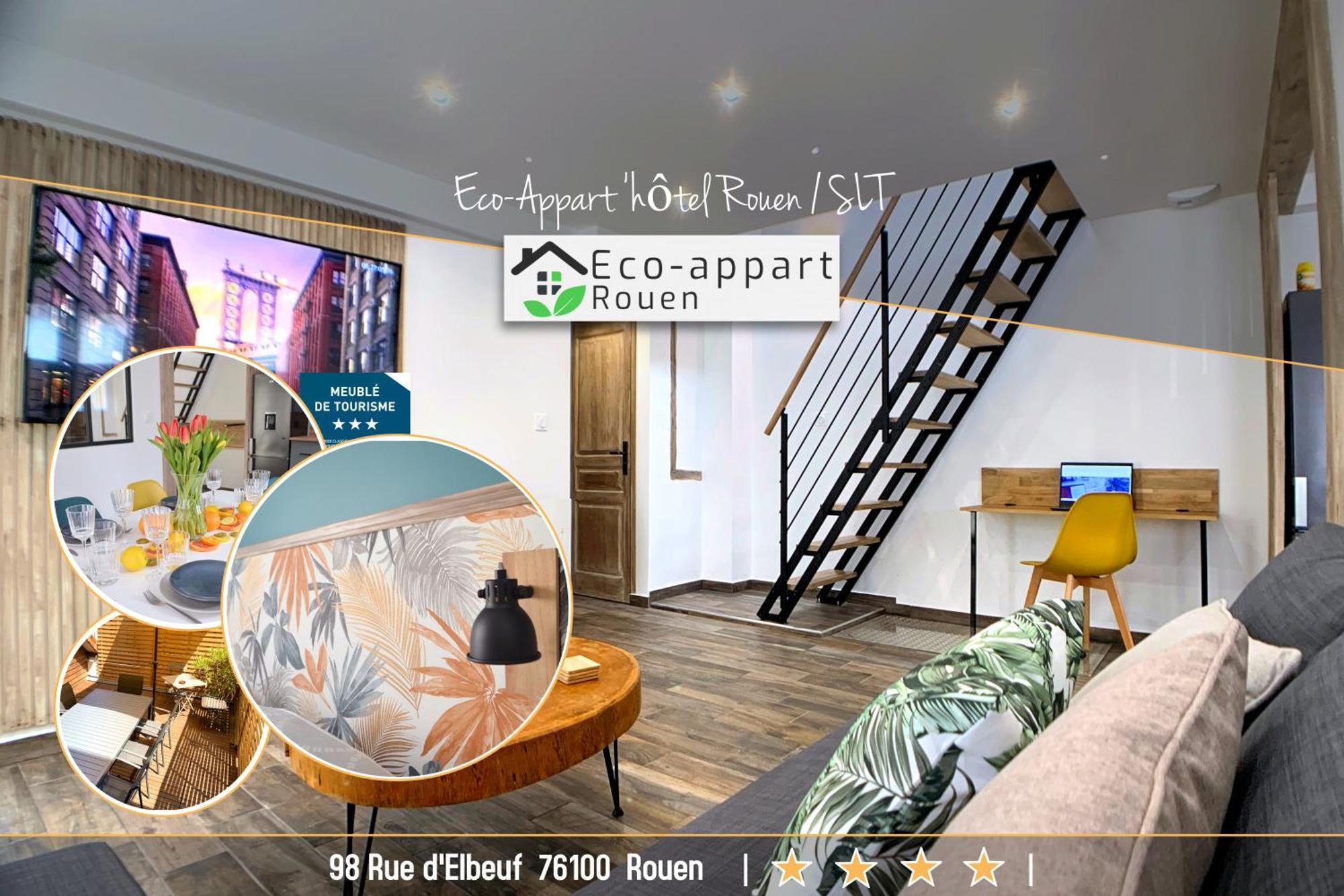 Eco-Appart'Hotel Rouen - Slt Eksteriør bilde